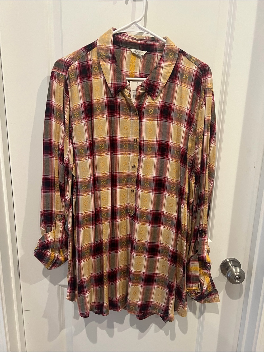 Cato Women's Plaid Shirt Size XL